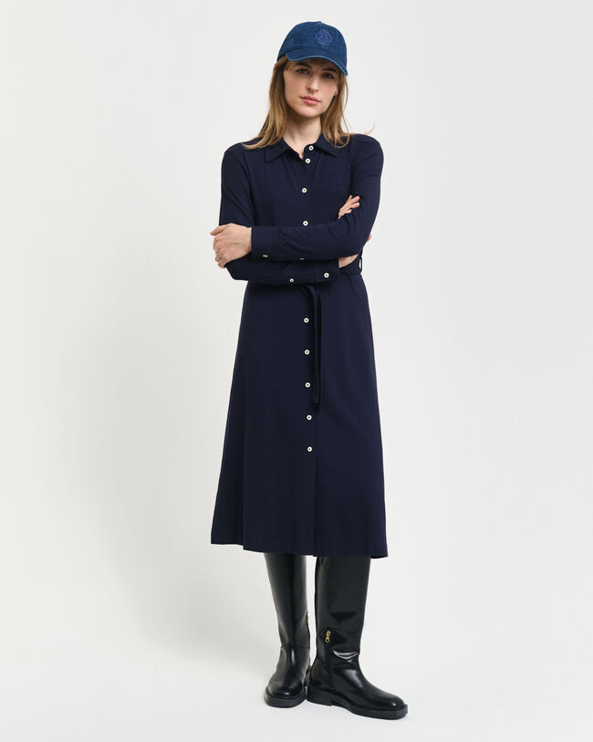 Jersey Shirt Dress