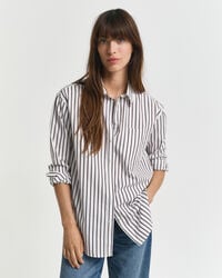 Relaxed Fit Classic Striped Poplin Shirt
