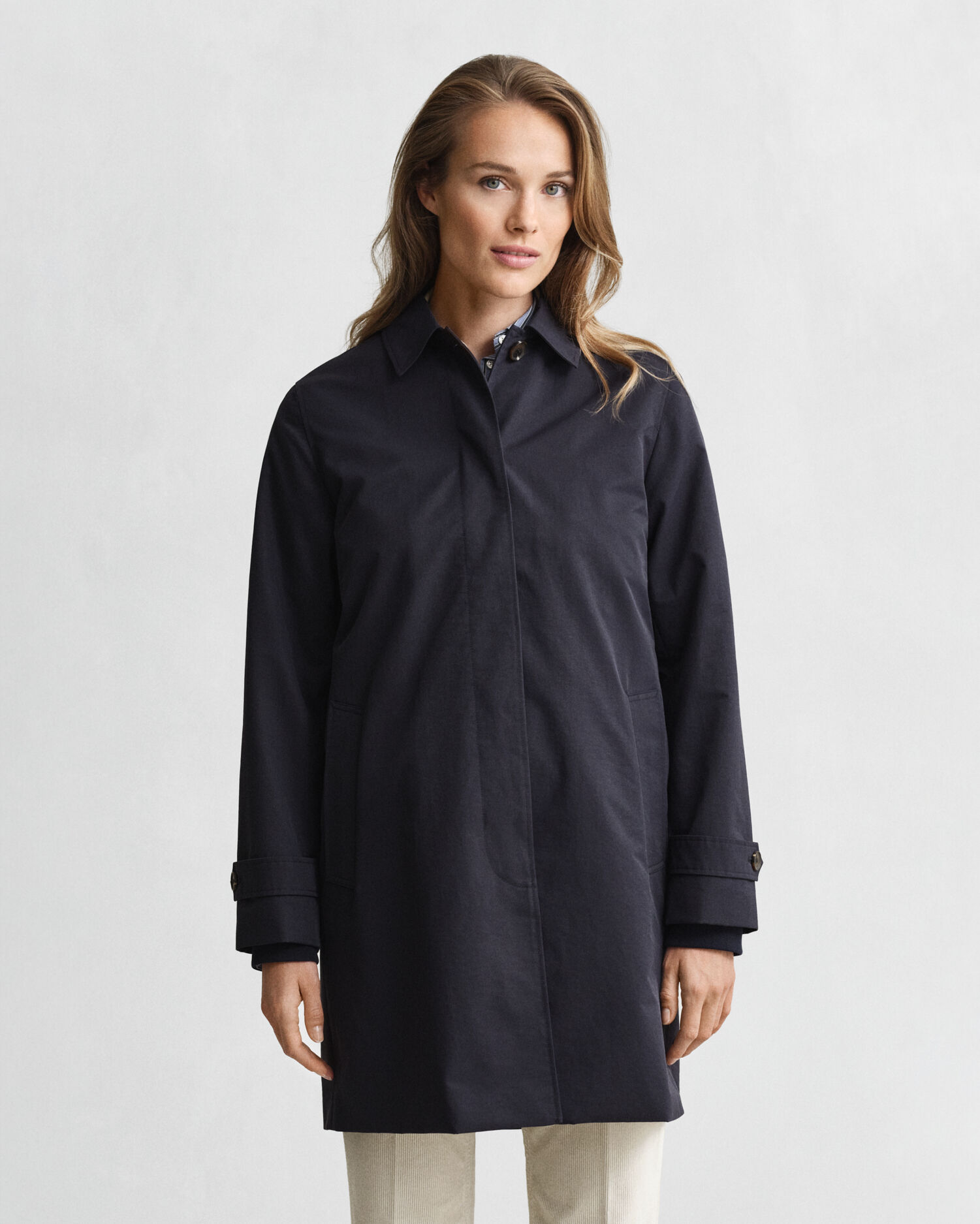 Car Coat — EVENING BLUE