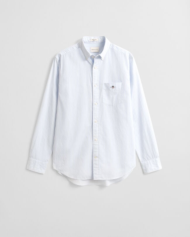Regular Fit Classic Striped Poplin Shirt