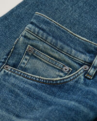 Regular Fit Vintage Wash Jeans