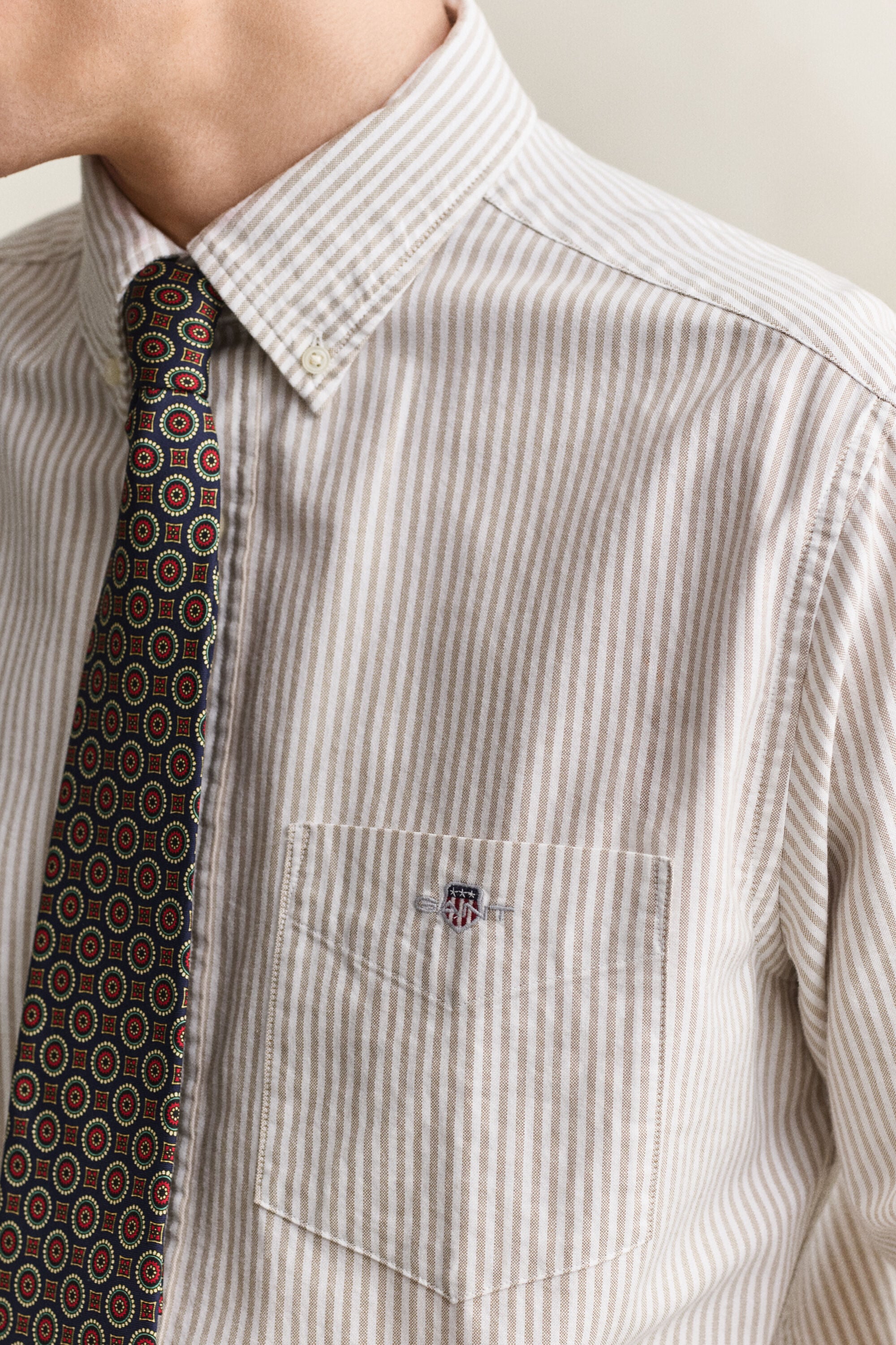 Banker Stripe Classic Oxford Shirt