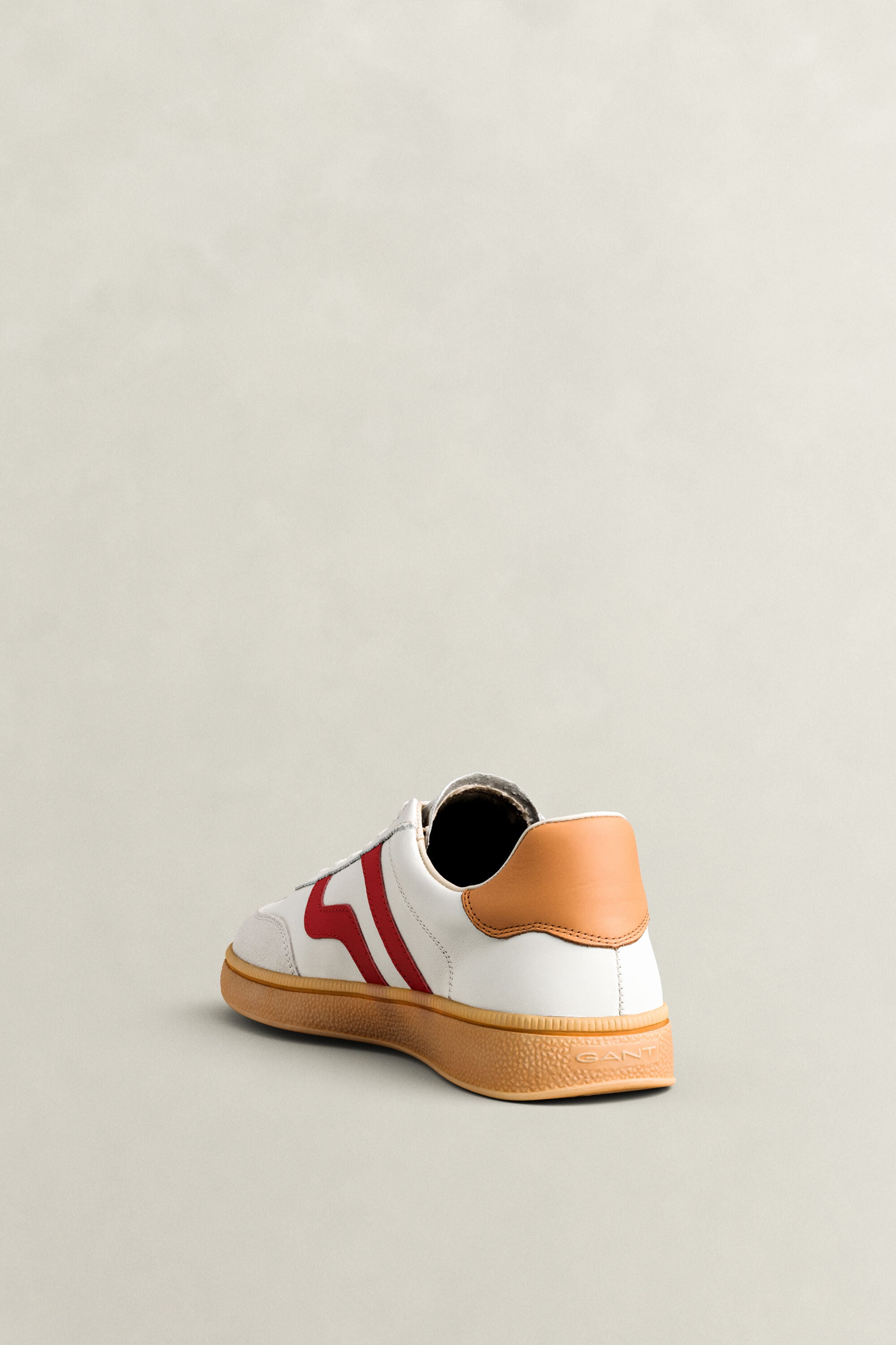 Cuzmo Leather Sneakers — RUBY RED