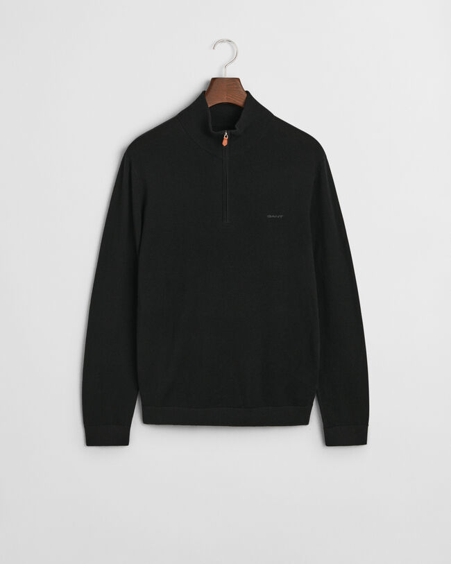 Extra Fine Merino Wool Half-Zip Sweater