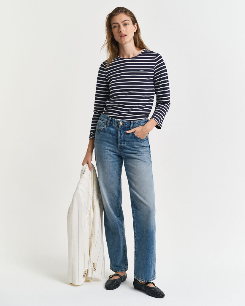 Breton 3/4 Length Sleeve T-Shirt