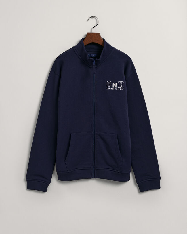 Teens GANT New Haven Zip Sweatshirt