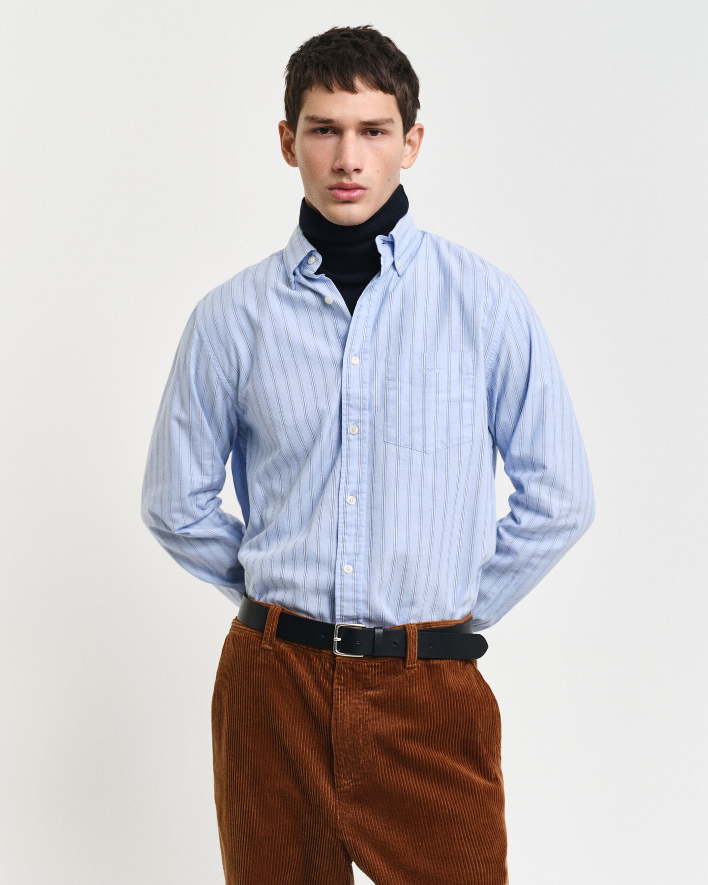 Regular Fit Striped Archive Oxford Shirt