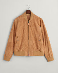 Suede Bomber Jacket