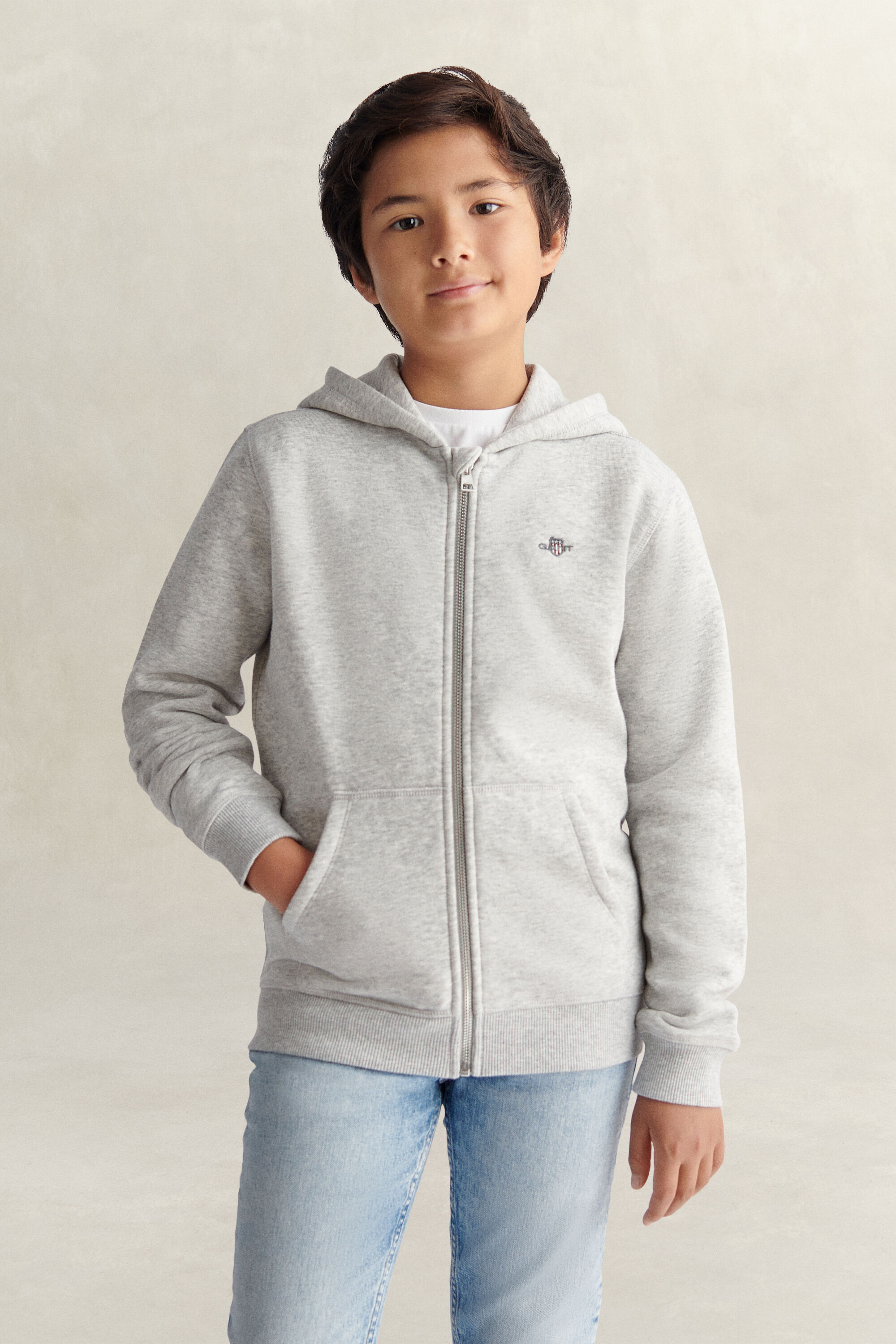 Teens Shield Zip Hoodie