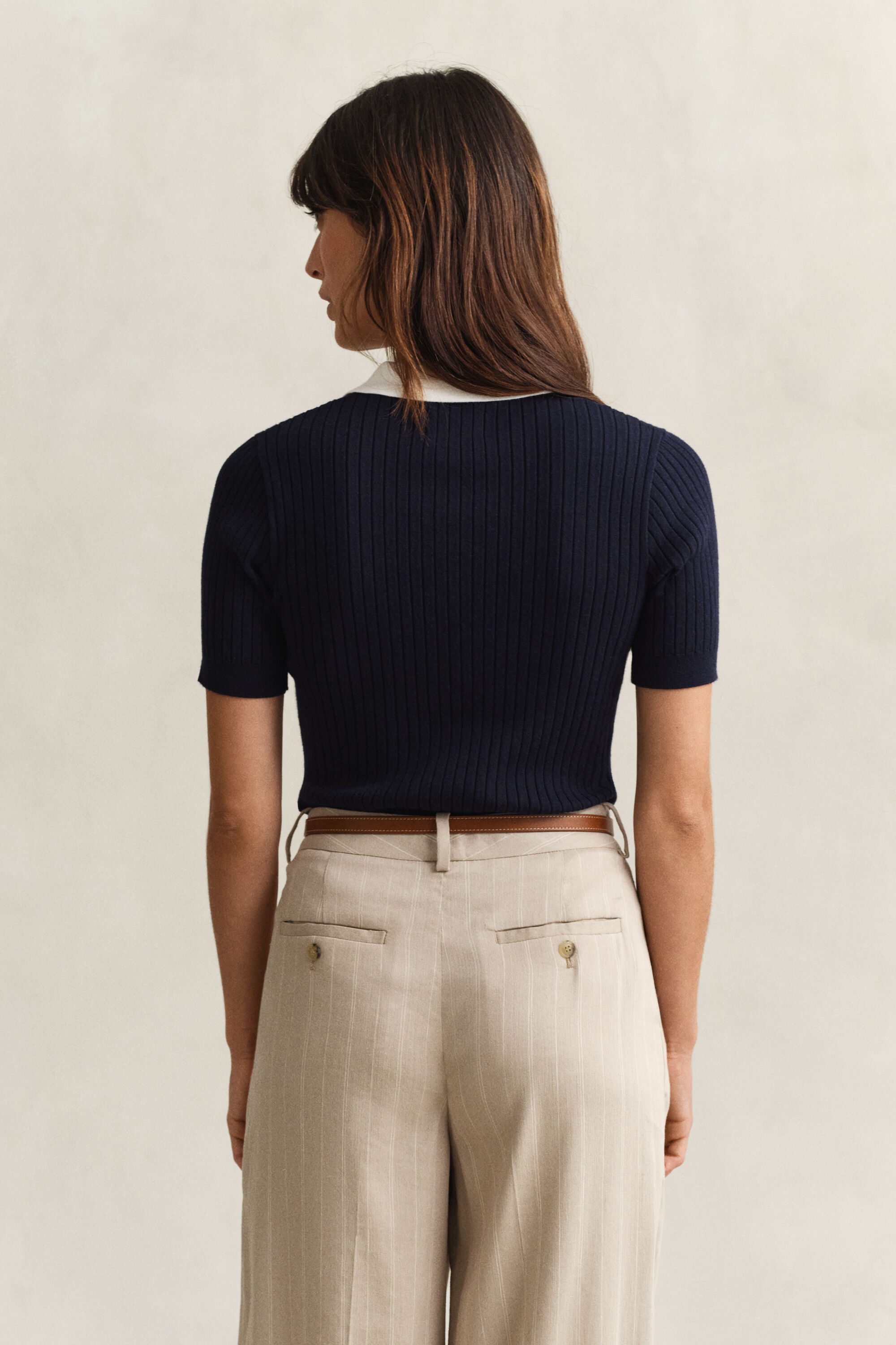 Ribbed Short Sleeve Rugger