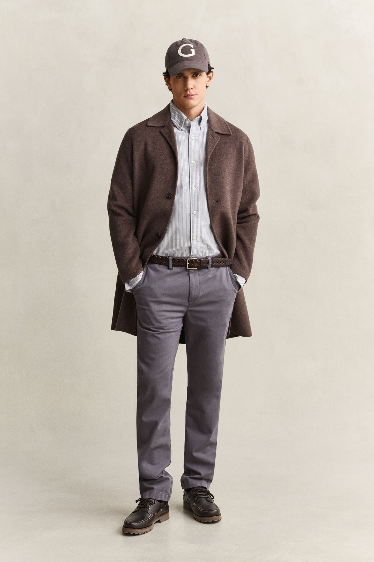 Slim Fit Comfort Chinos — DUSKY ANTHRACITE