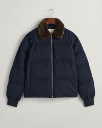 Padded Flannel Puffer Jacket