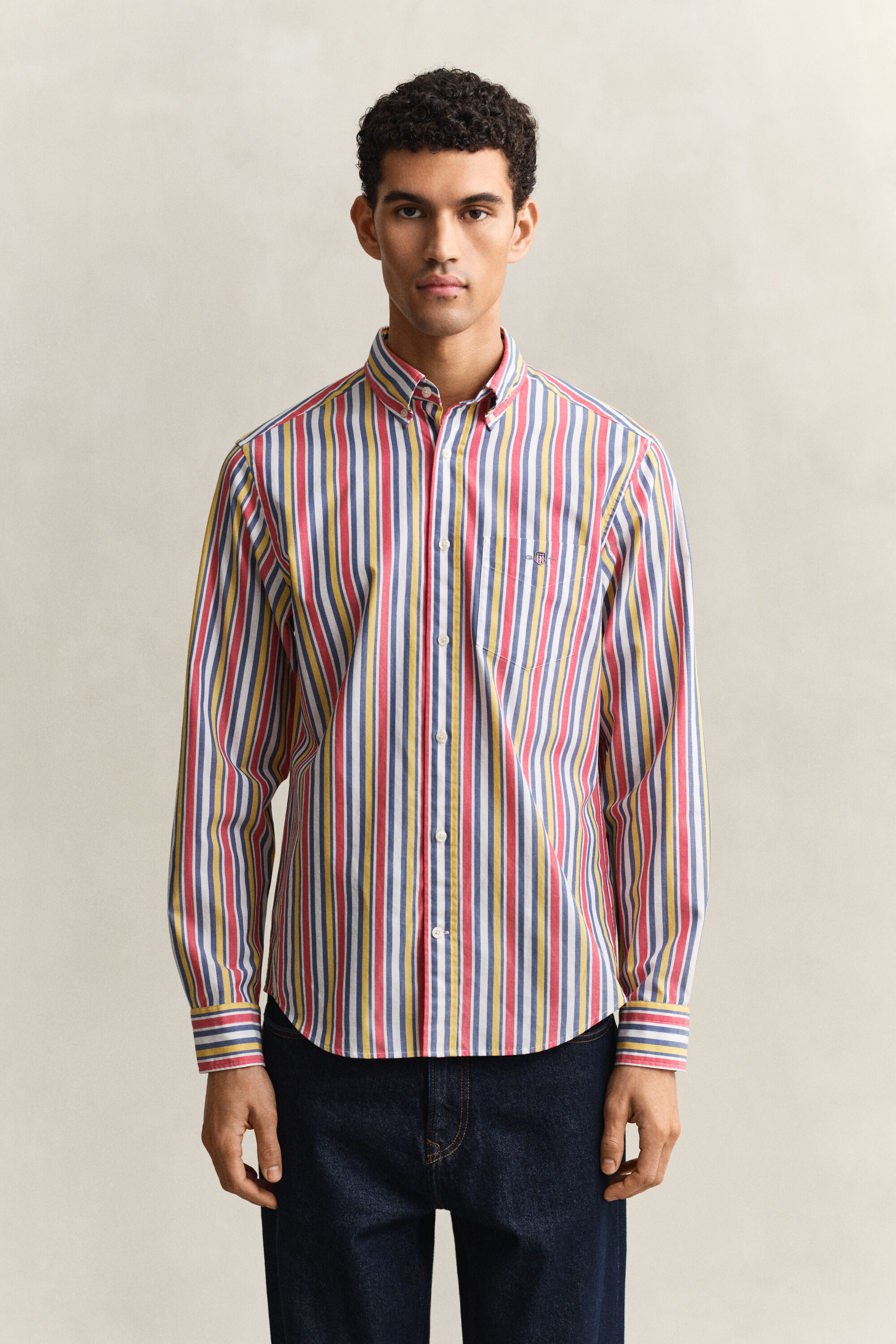 Multistriped Poplin Shirt