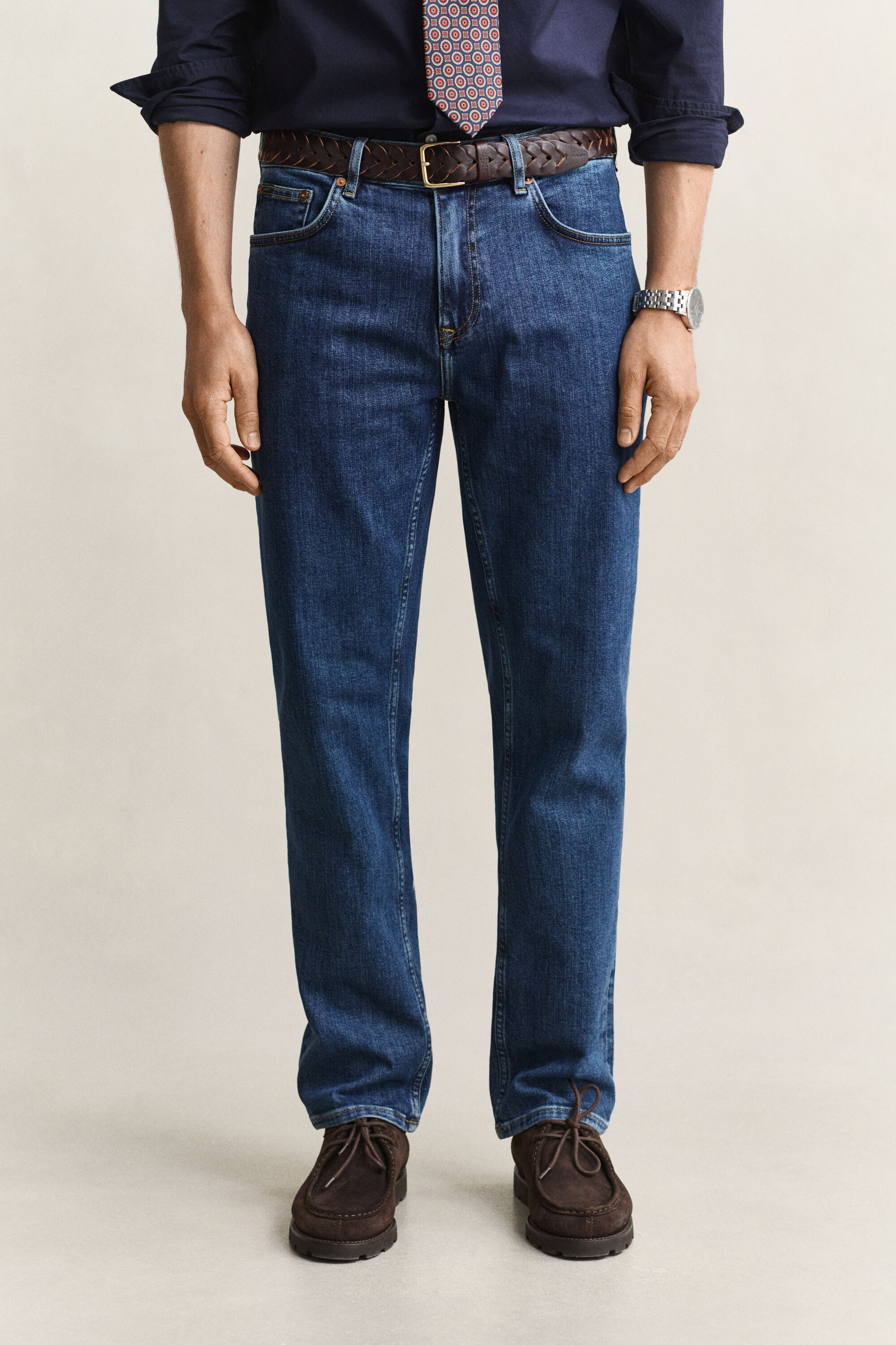 Regular Fit Clean Wash Jeans