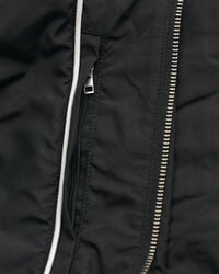 Quilted Windcheater Mid-Length Jacket