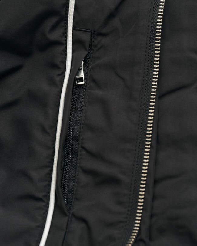 Quilted Windcheater Mid-Length Jacket