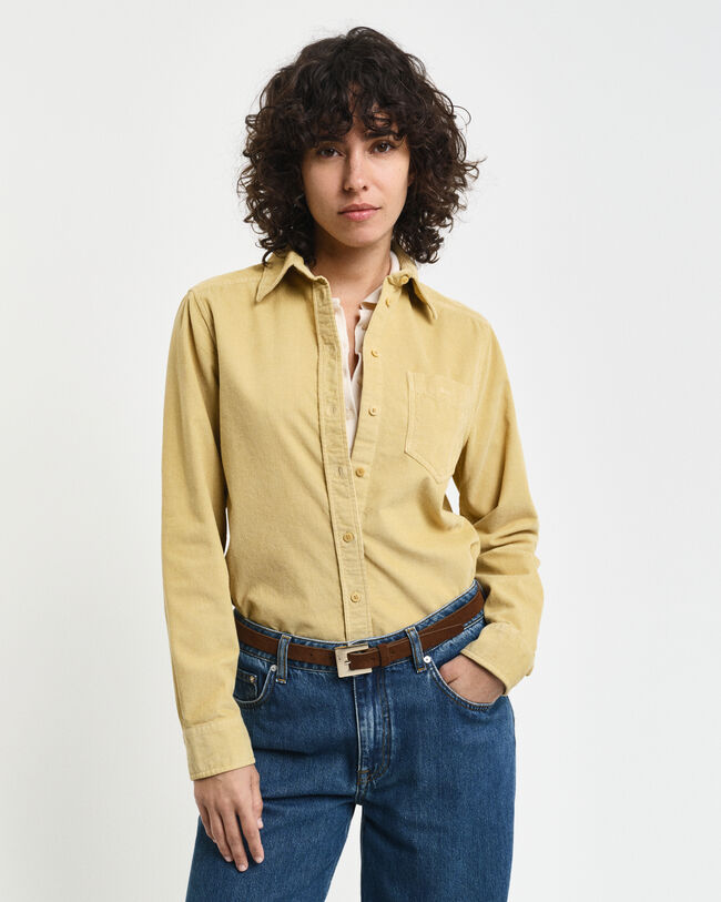 Regular Fit Corduroy Shirt