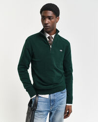Extra Fine Lambswool Half-Zip Sweater