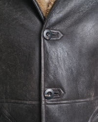 Worn-In Leather Shearling Jacket