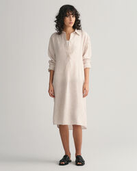 Striped Linen Shirt Dress