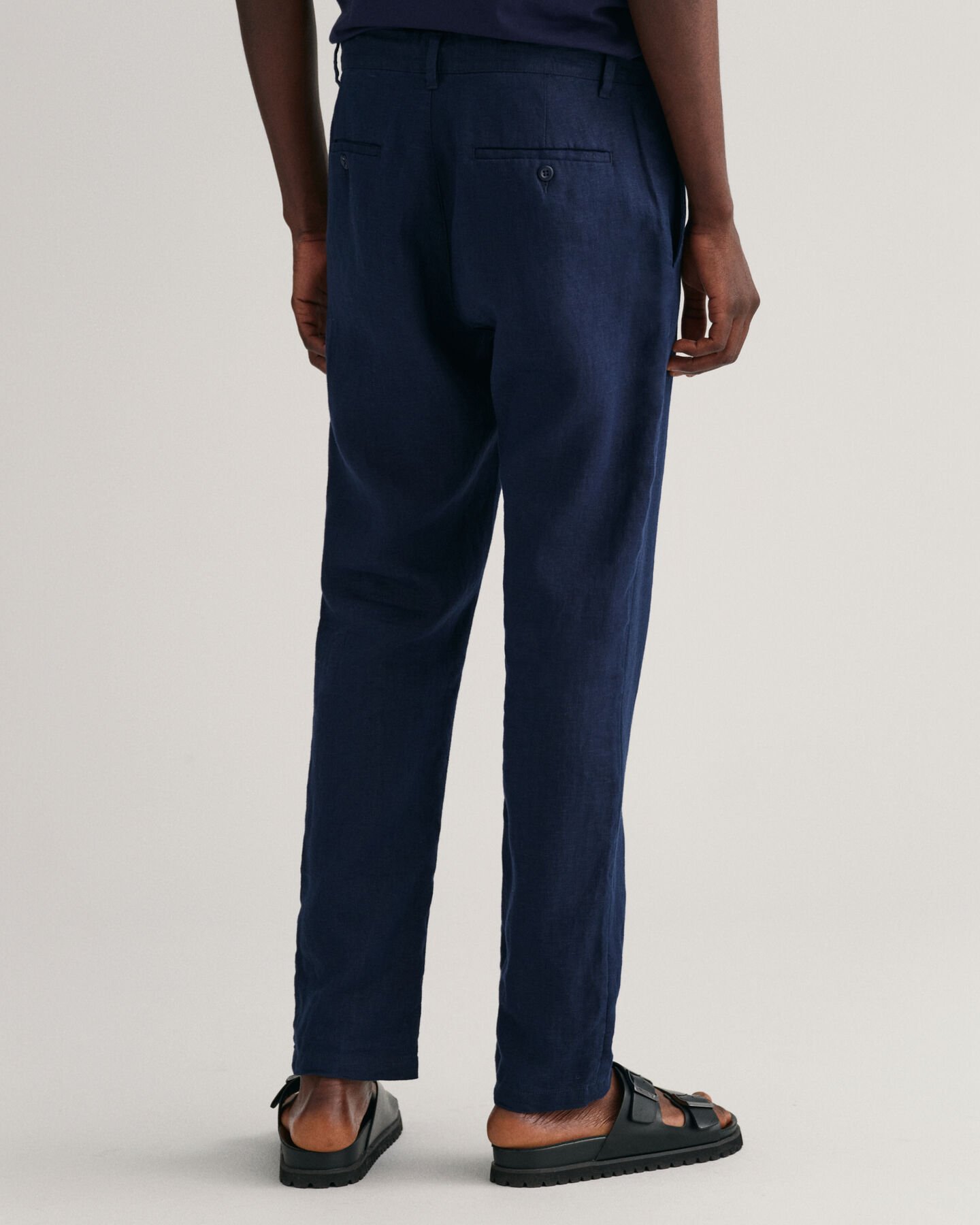 Relaxed Fit Linen Drawstring Pants