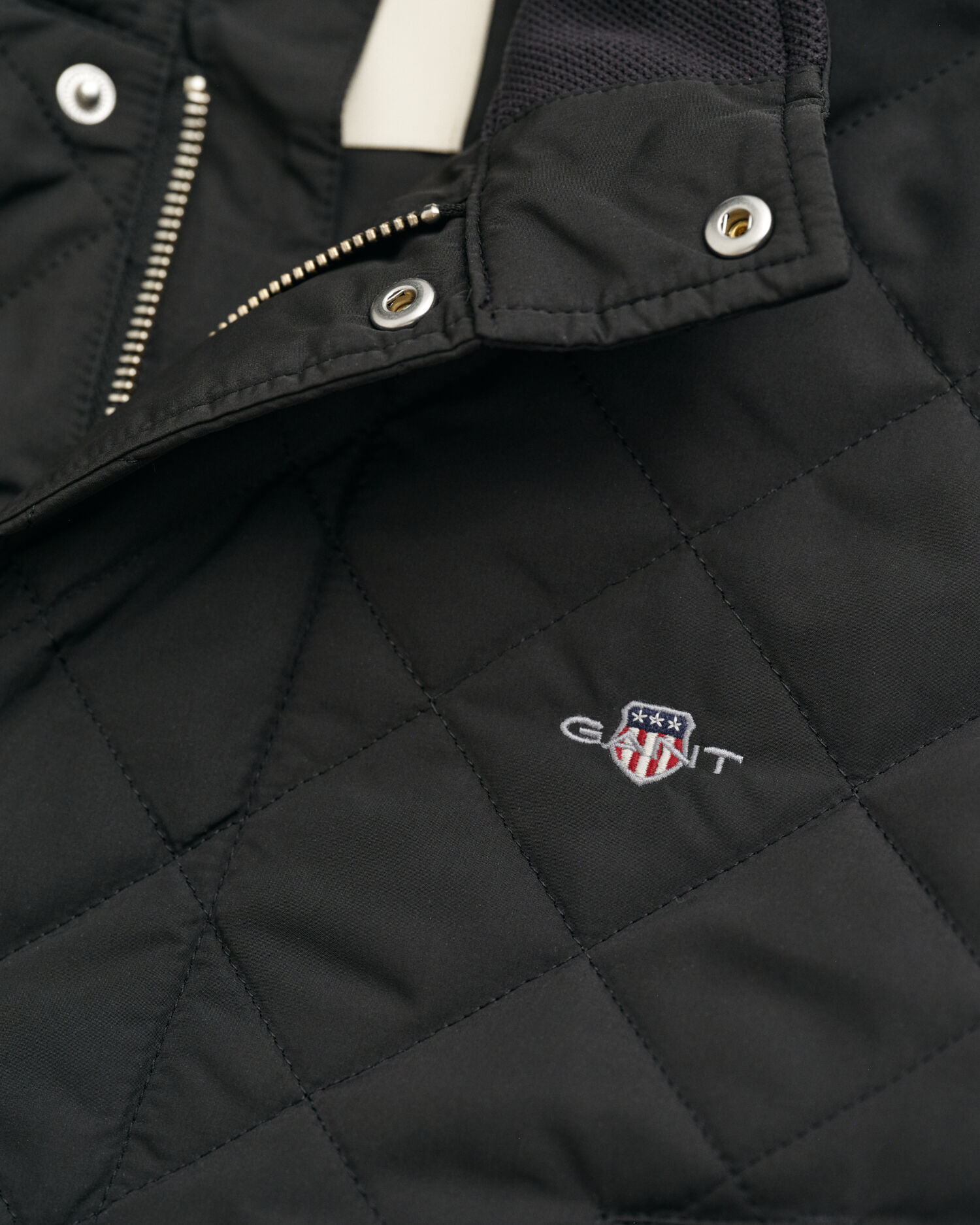 Quilted Windcheater Mid-Length Jacket