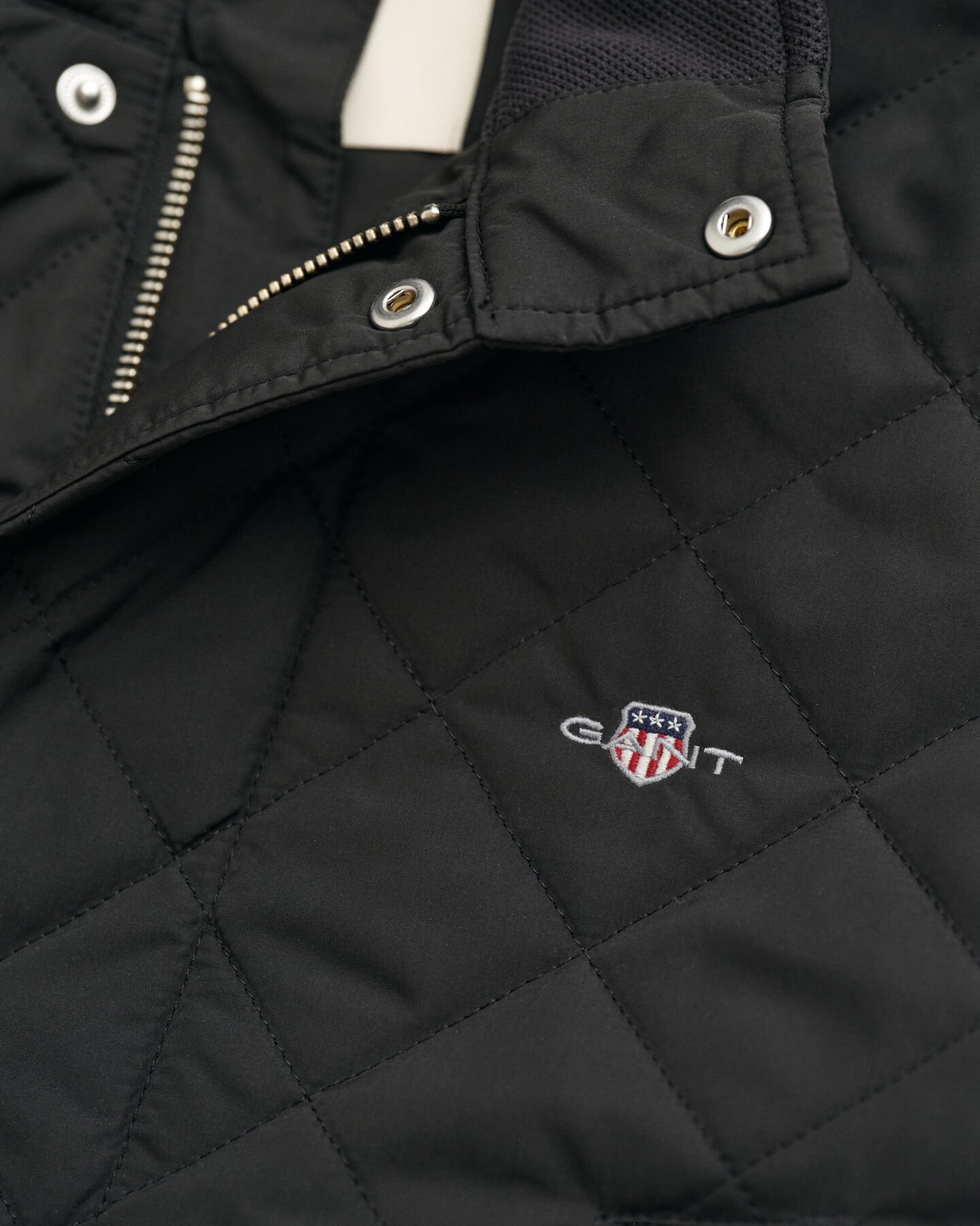 Quilted Windcheater Mid-Length Jacket