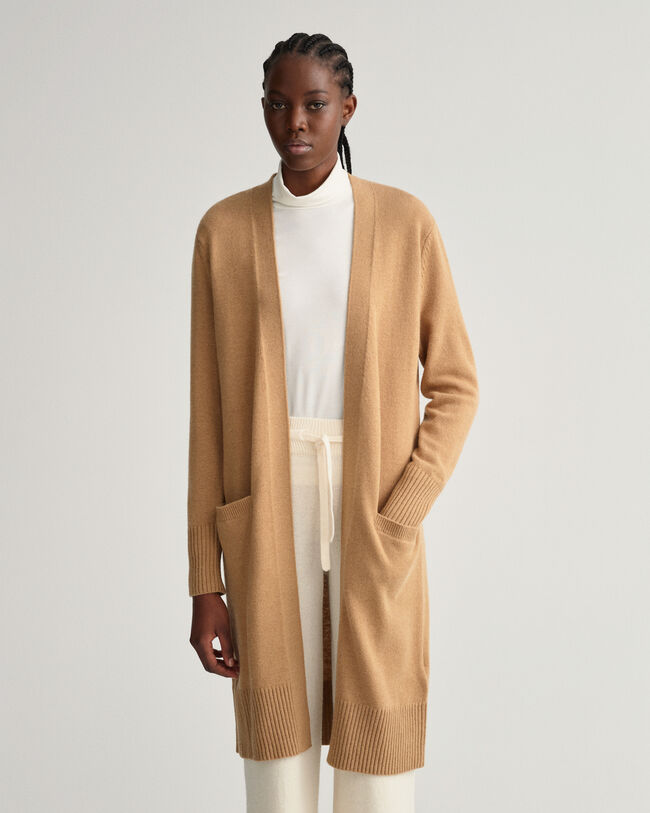 Long Wool Cardigan