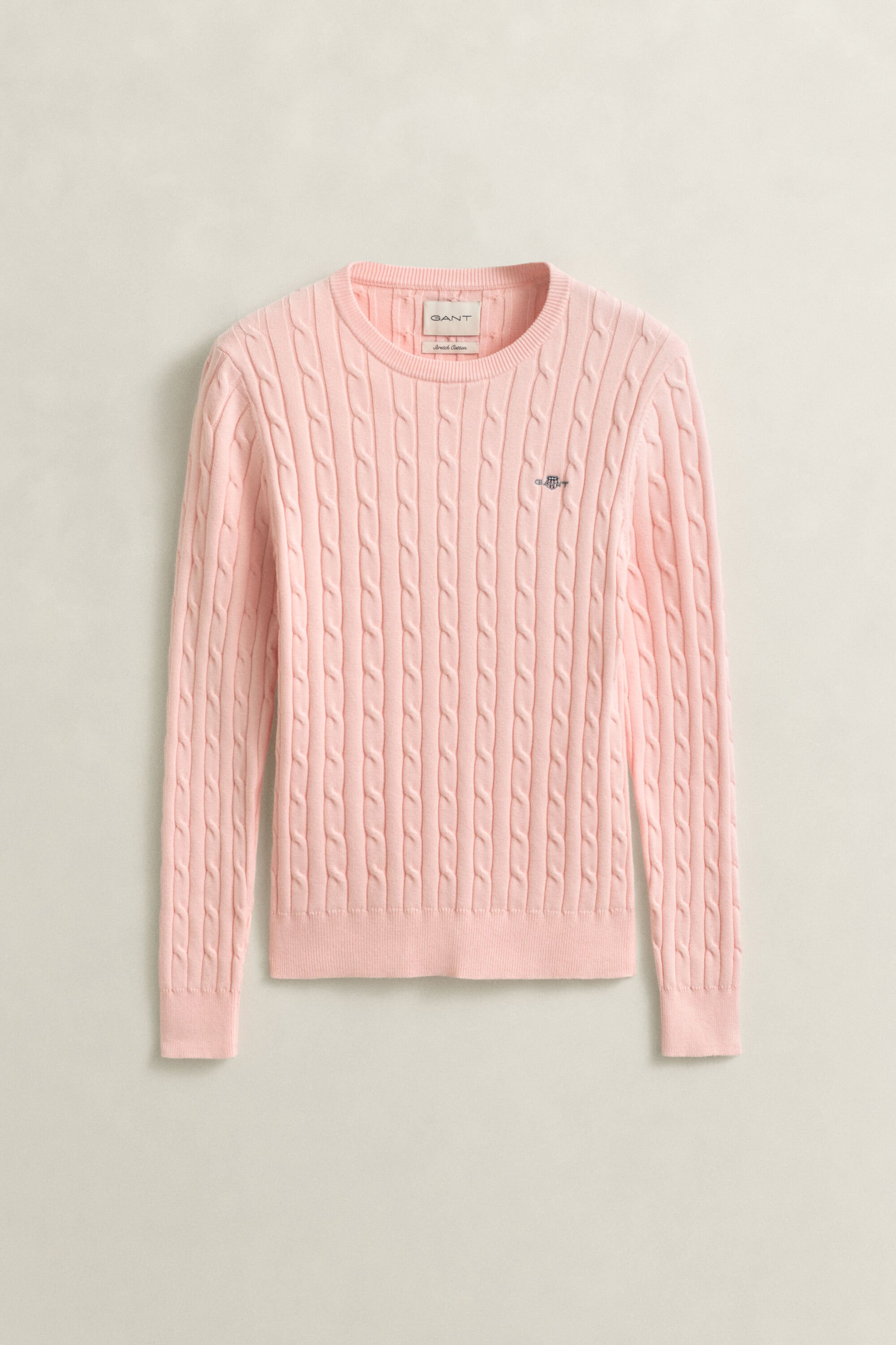 Cable Knit Crew Neck Sweater