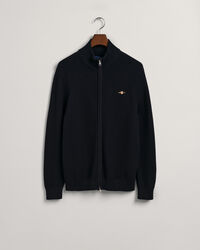 Textured Cotton Cardigan