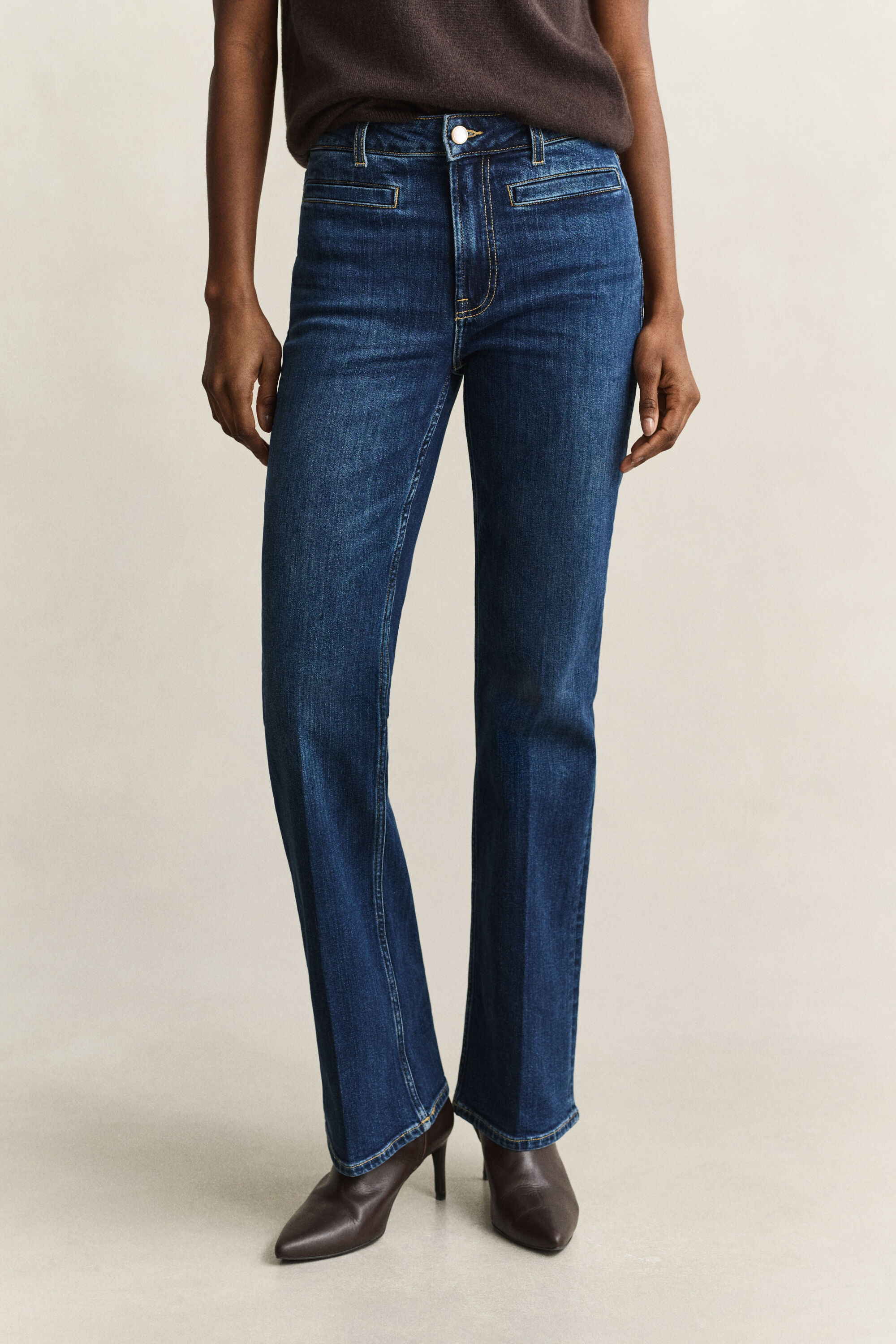 Monogram Flared Jeans
