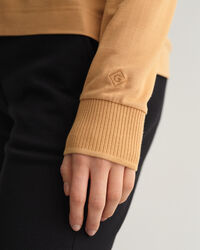 Detail Collar Long Sleeve Piqu&eacute; Polo Shirt