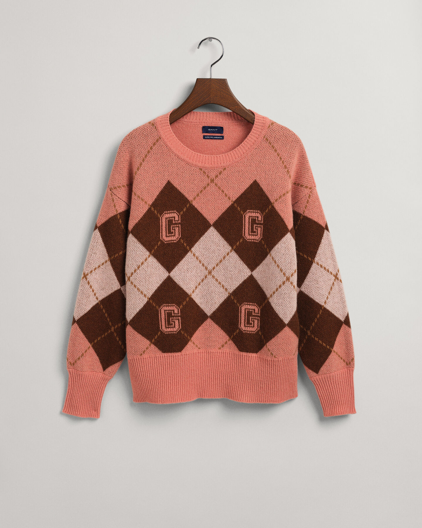 Argyle Crew Neck Sweater