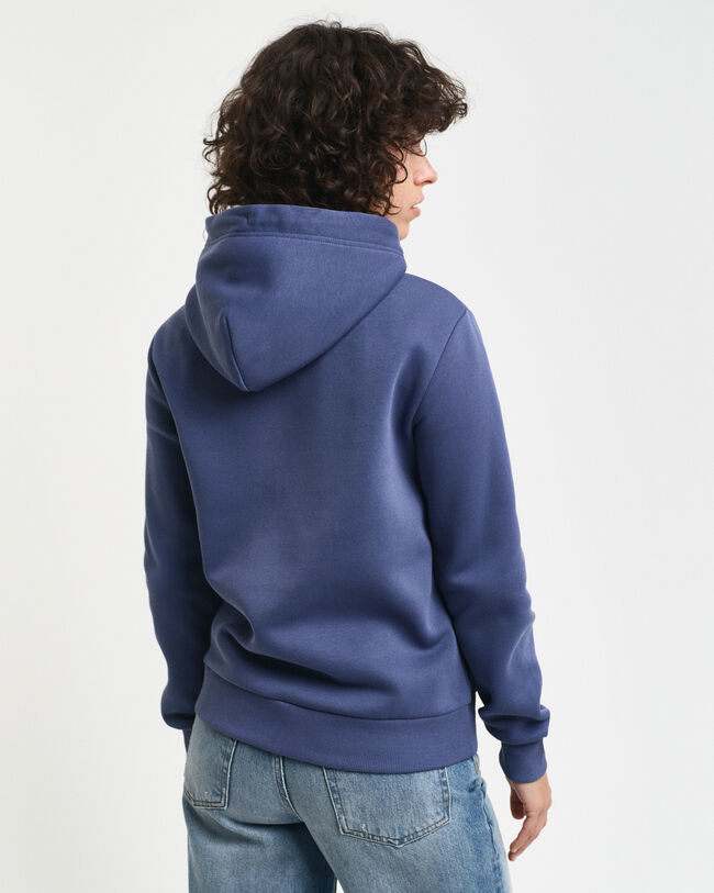 Tonal Shield Zip Hoodie