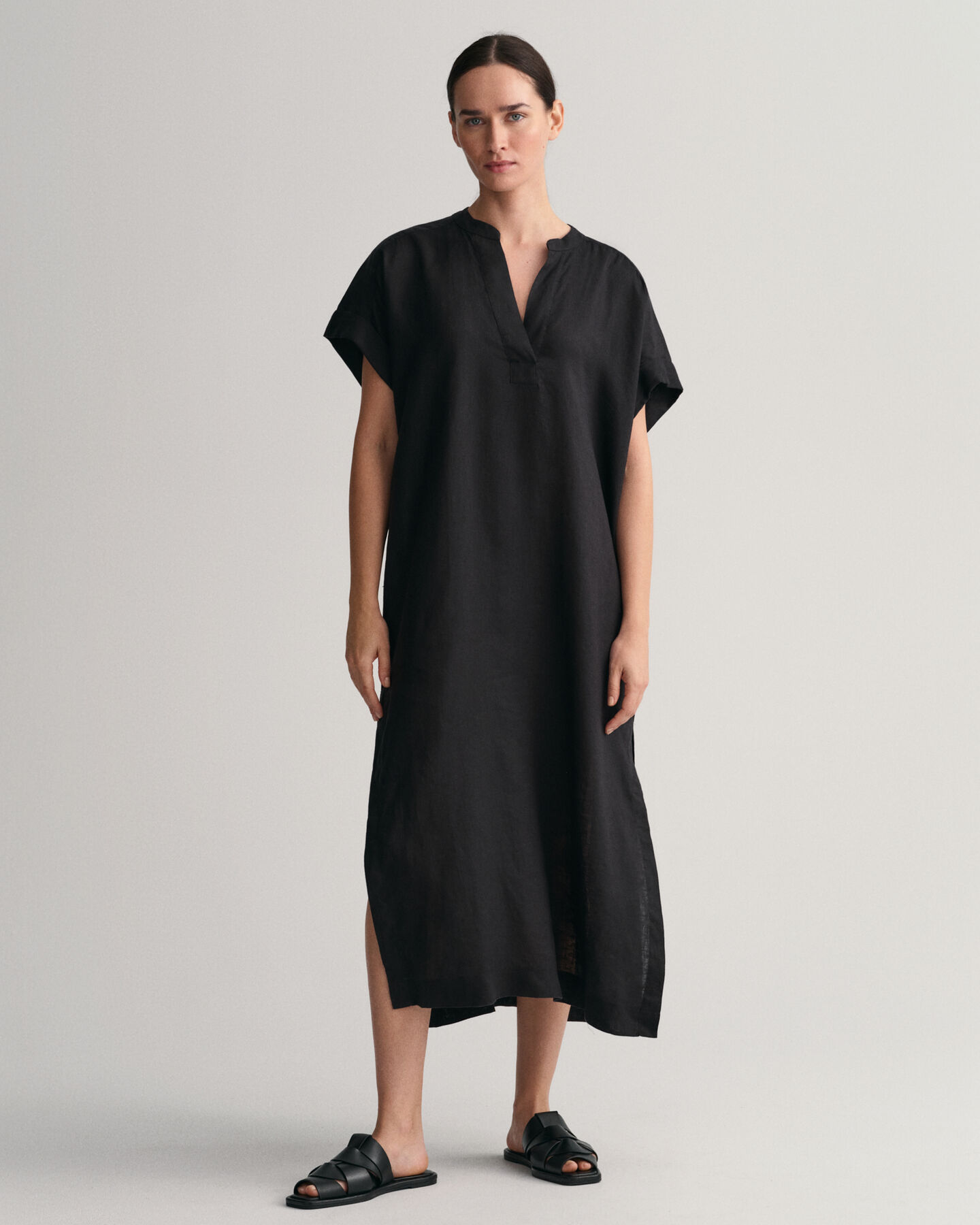 Linen Short Sleeve Caftan