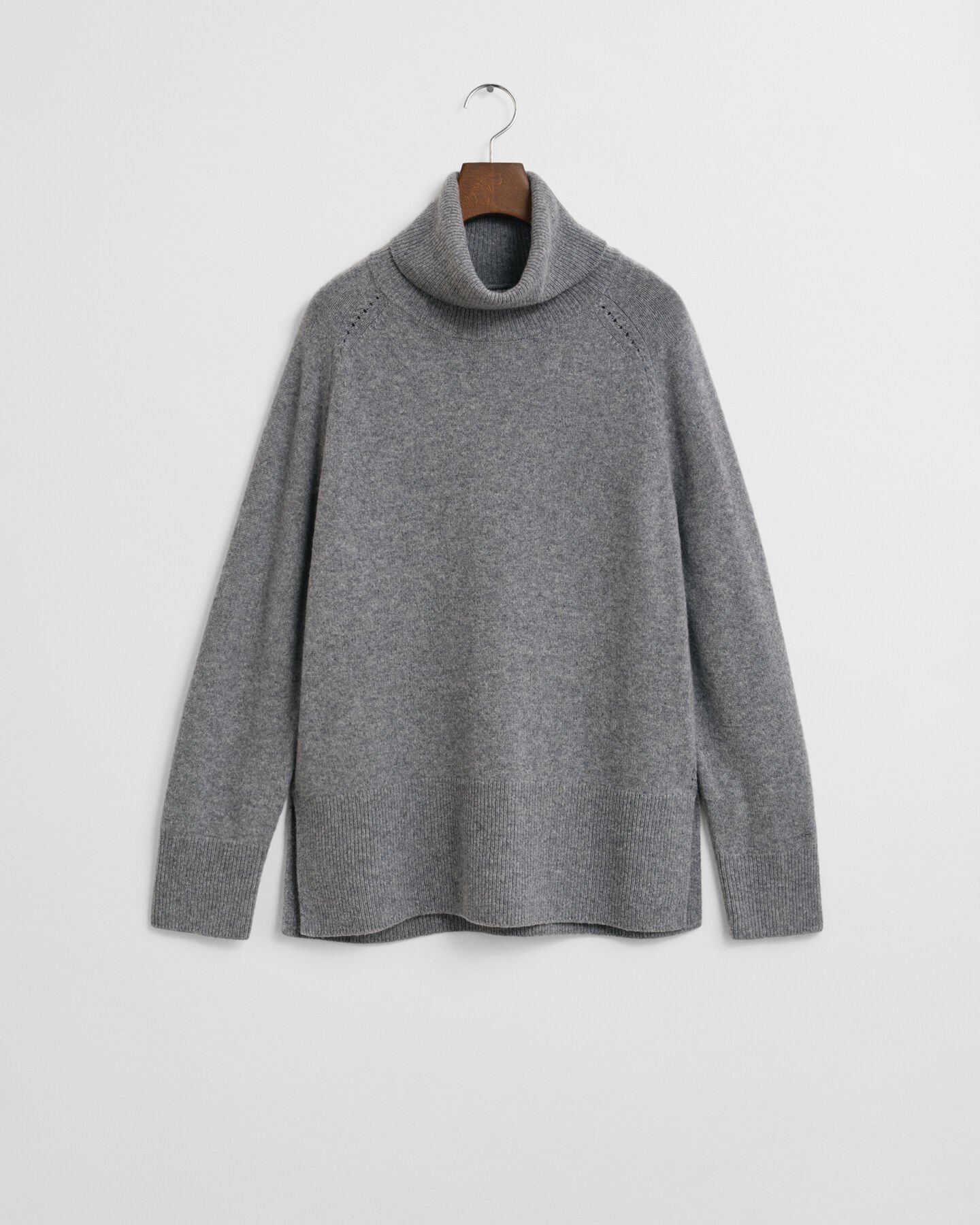 Soft Wool Cashmere Blend Turtleneck Sweater
