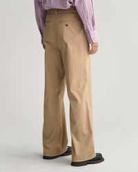 Relaxed Fit High-Waisted Chinos