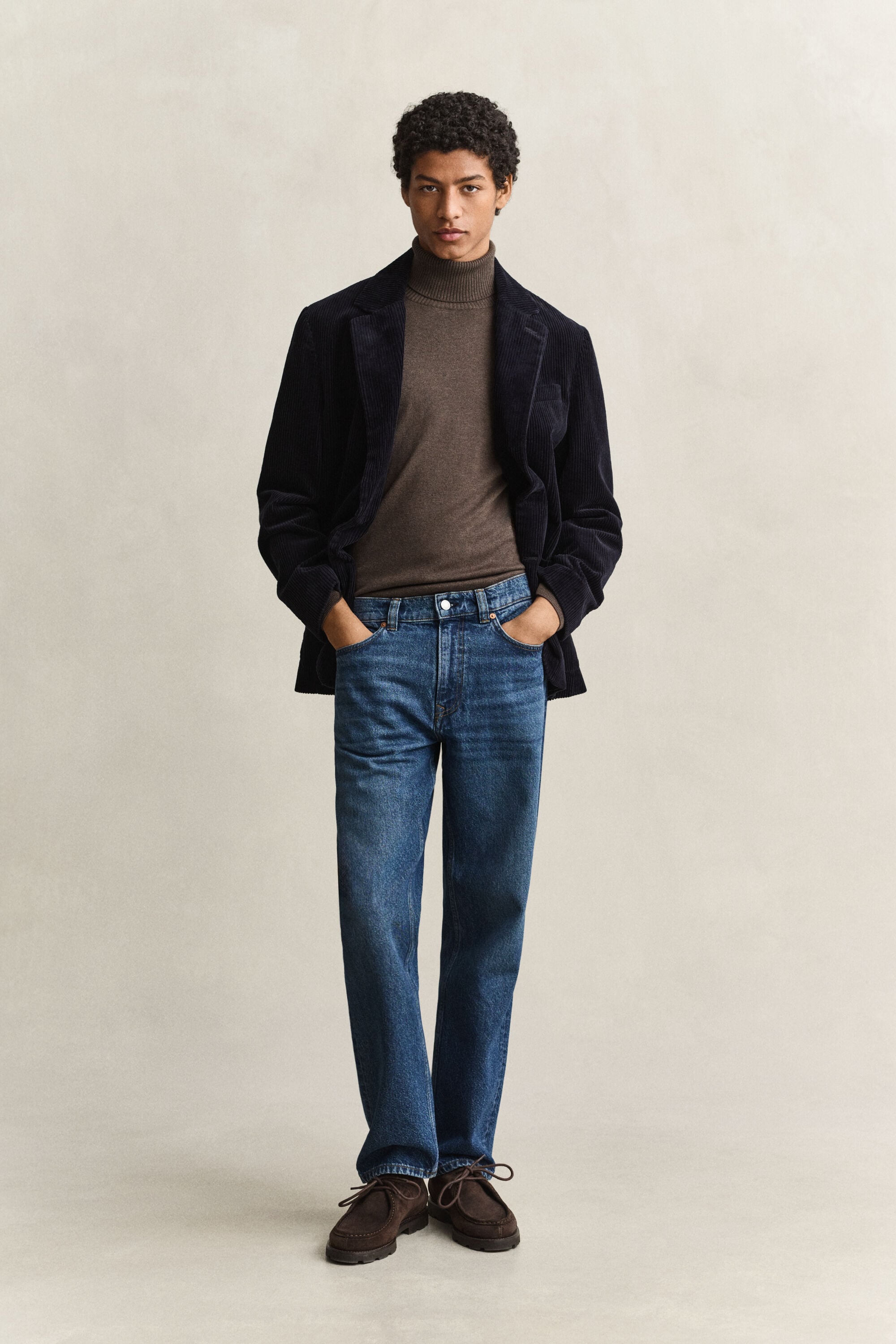 Cotton Wool Turtleneck Sweater