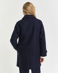Wool Blend Car Coat