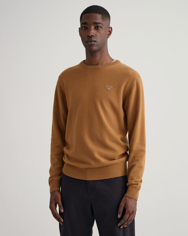 Super Fine Lambswool Crew Neck Sweater