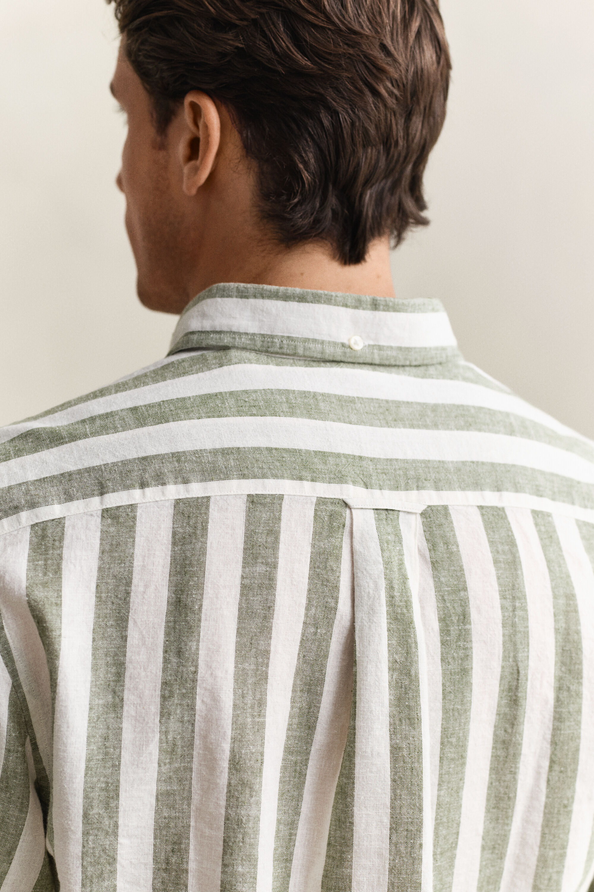Striped Linen Blend Shirt