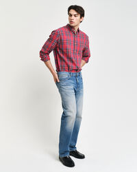 Relaxed Fit Tartan Checked Shirt