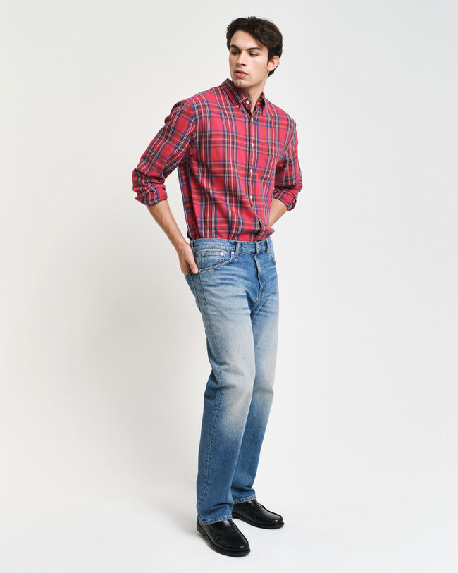 Relaxed Fit Tartan Checked Shirt
