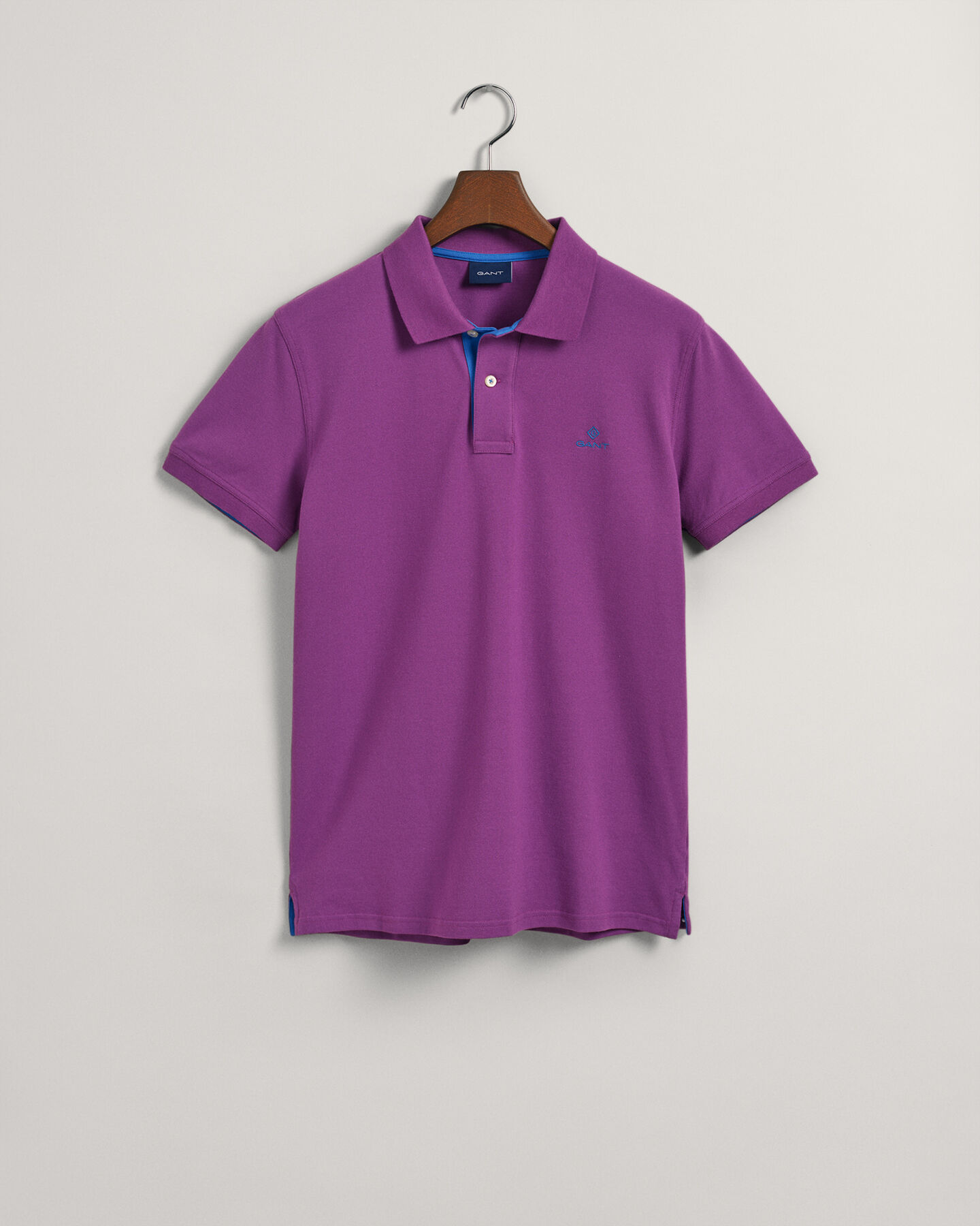 Contrast Collar Piqu&eacute; Polo Shirt