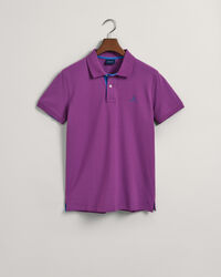 Contrast Collar Piqu&eacute; Polo Shirt