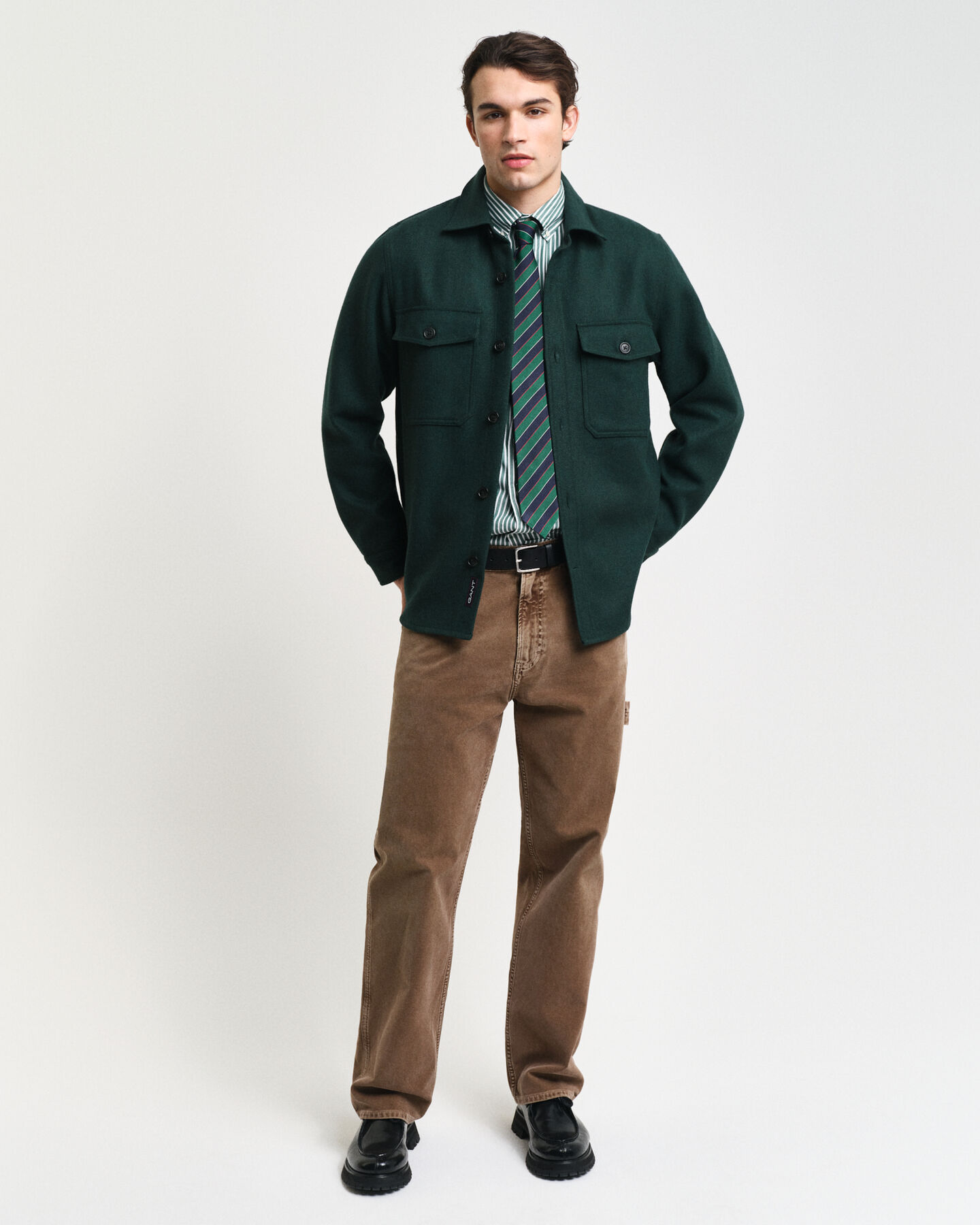 Wool Blend Overshirt