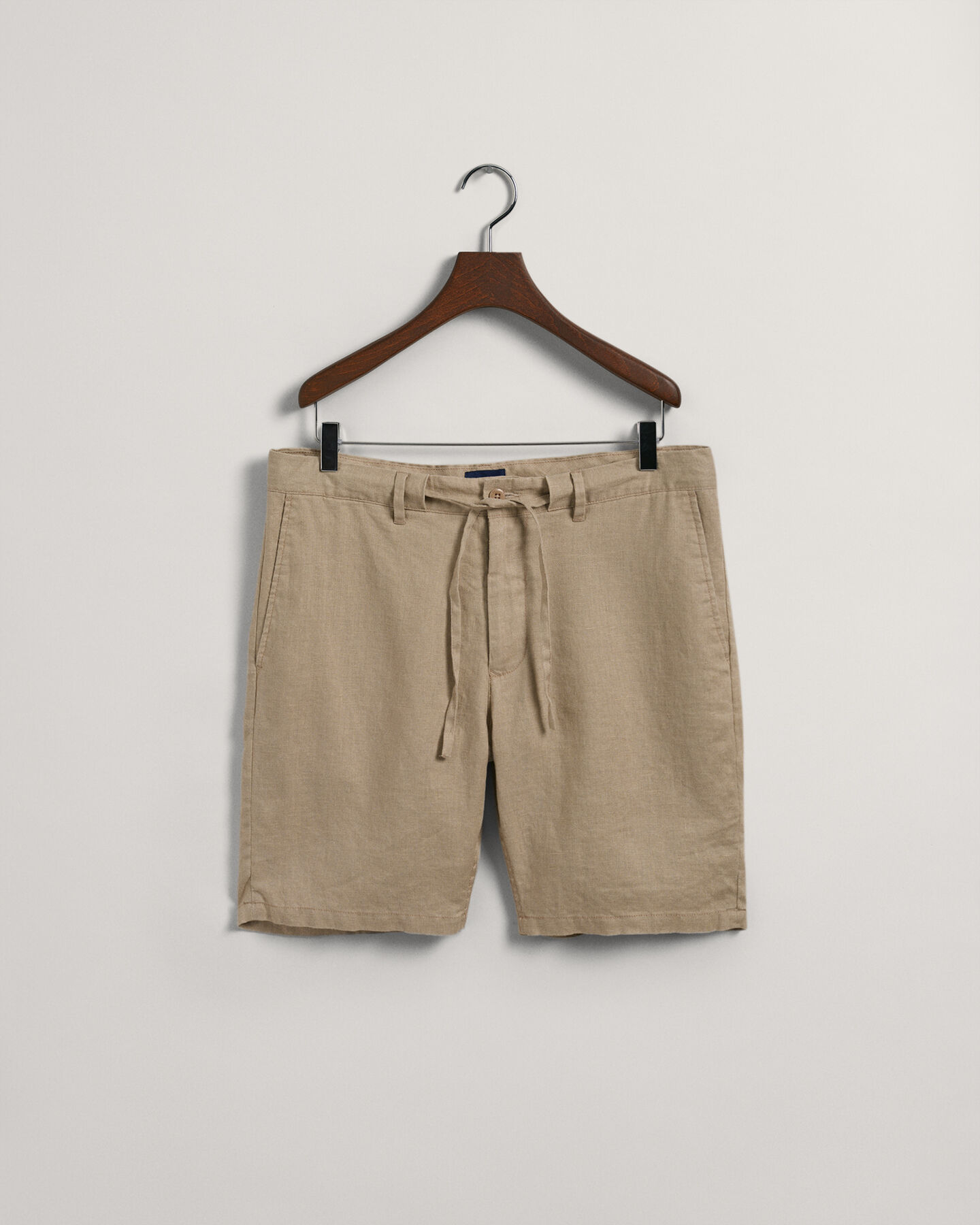 Relaxed Fit Linen Drawstring Shorts