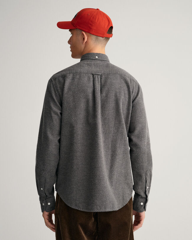 Regular Fit Herringbone Shirt