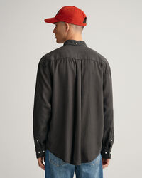 Relaxed Fit Garment-Dyed Lyocell Shirt
