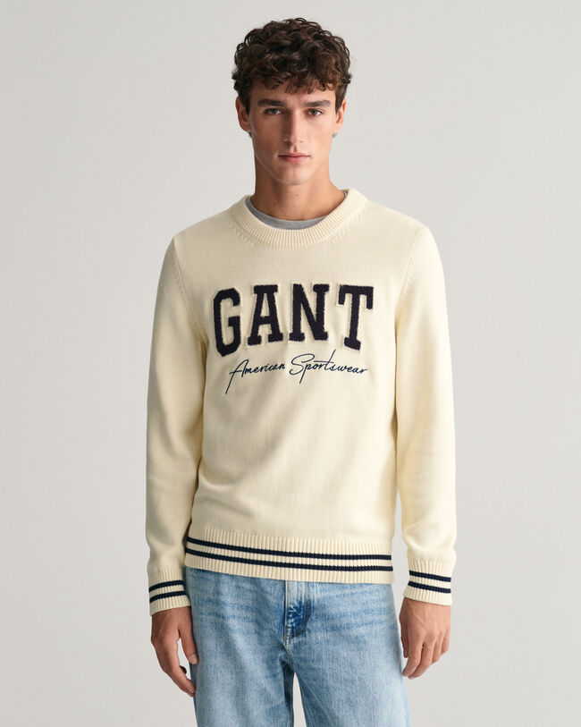 Collegiate Crew Neck Sweater